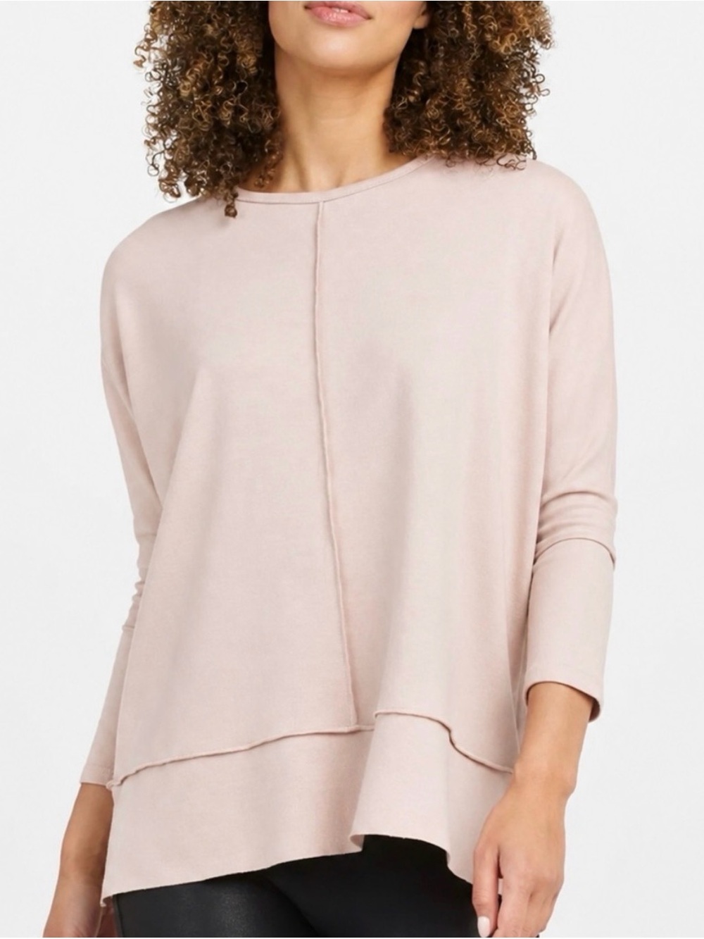 Spanx perfect length dolman 3/4 sleeve in blush